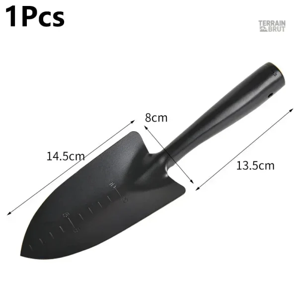 Outils de jardin en acier pour sol, jardinage pratique et portable