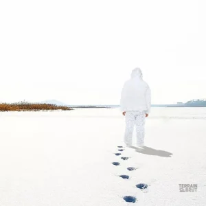 Tenue camouflage ghillie blanche pour conditions hivernales