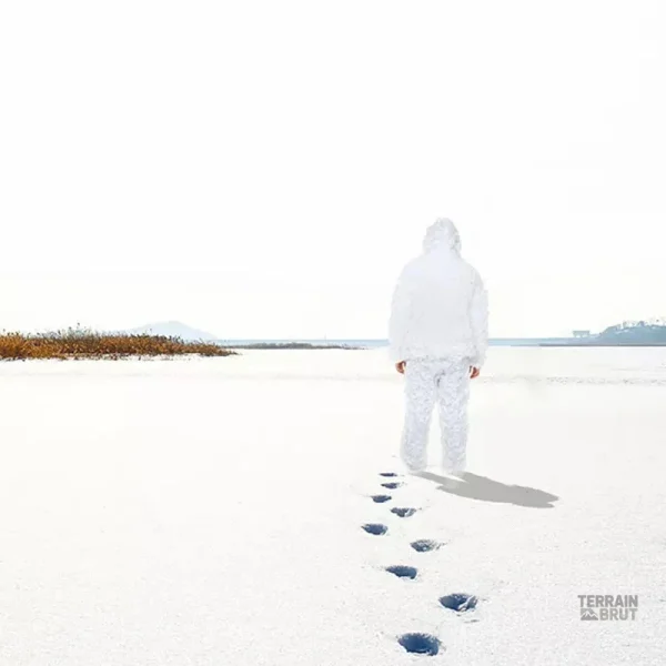 Tenue camouflage ghillie blanche pour conditions hivernales