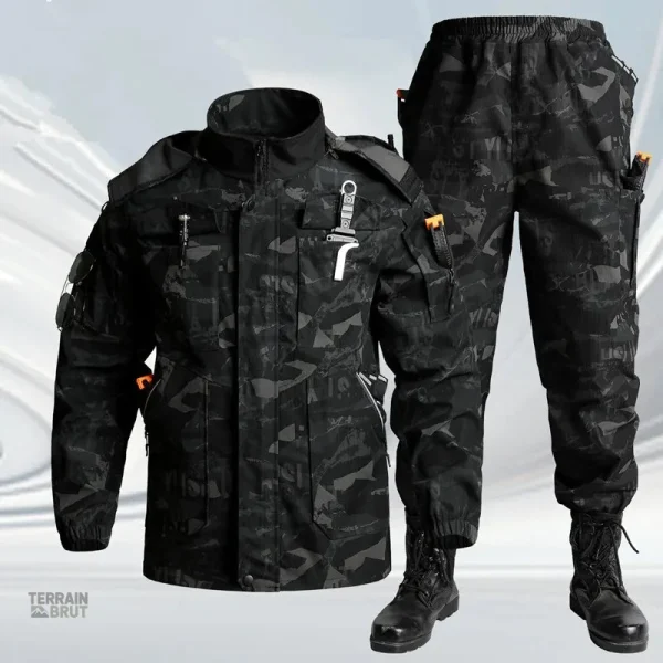 Ensemble de travail camouflage résistant