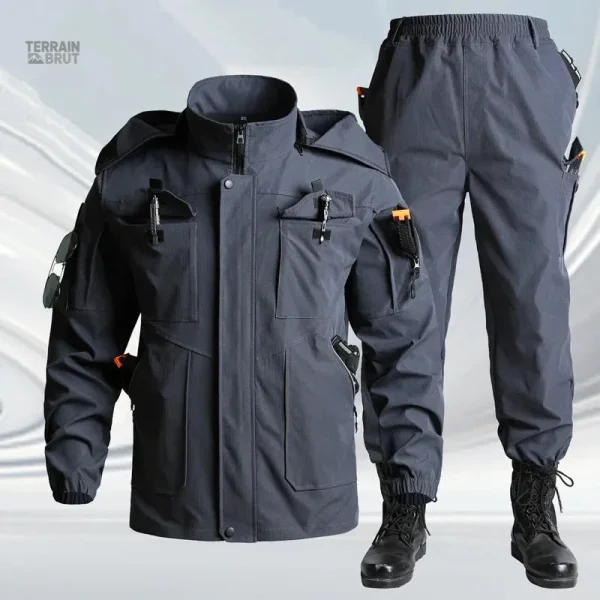 Ensemble de travail durable en design camouflage