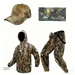 Ensemble tactique avec motifs de camouflage