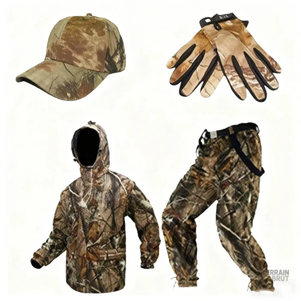 Vêtements camouflage pour opérations sur le terrain