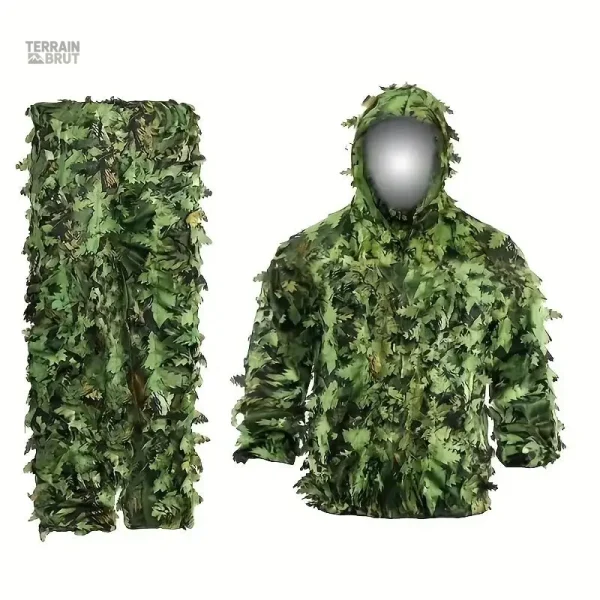 Vêtement de camouflage Ghillie pour le terrain naturel