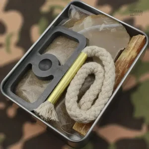 Kit de poche pour allumer feu en extérieur