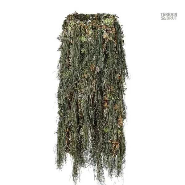 Tenue camouflage en feuillage naturel pour immersion