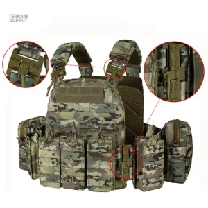 Gilet d'entraînement extensible en nylon respirant