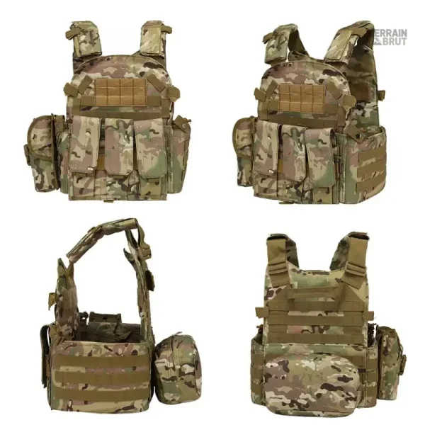 Gilet militaire tactique adapté pour les activités de plein air
