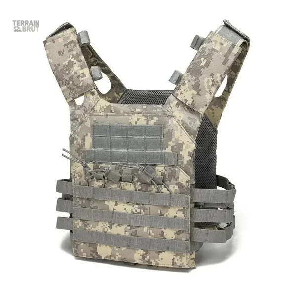 Gilet tactique pour jeu d'airsoft en milieu extérieur