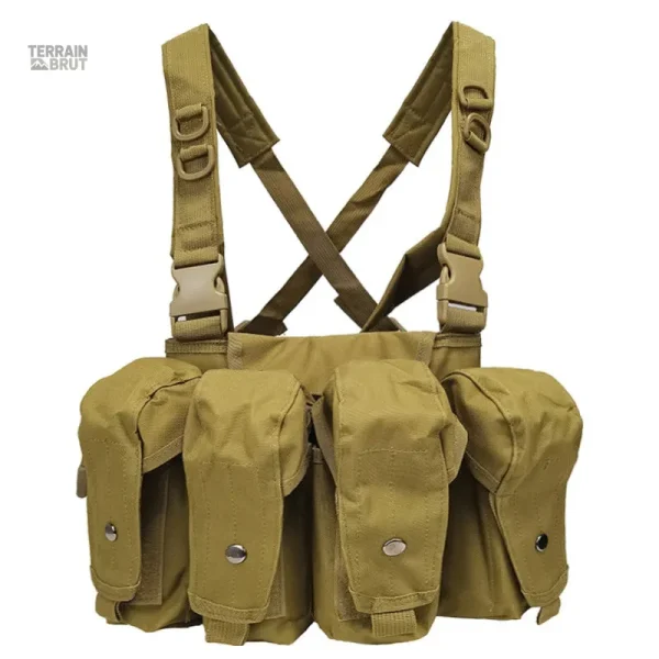 Gilet avec rangements multiples pour équipement d'airsoft