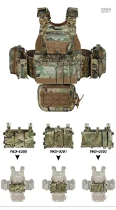 Vêtement tactique avec protection intégrale en extérieur