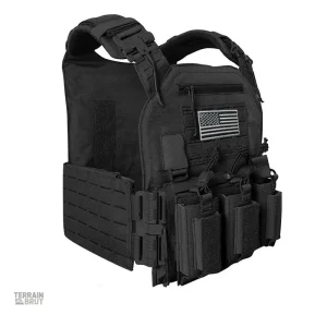 Gilet militaire vert ranger avec système Molle intégré