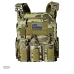 Gilet tactique nylon résistant avec système de libération rapide