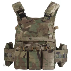 Gilet tactique camouflage avec système MOLLE intégré