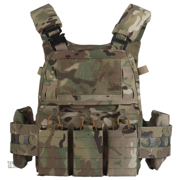 Gilet tactique camouflage avec système MOLLE intégré
