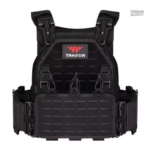 Gilet tactique léger en nylon durable avec système MOLLE