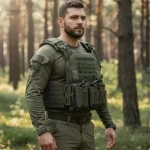 Gilet tactique léger en pack de deux avec démontage rapide