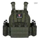 Gilet tactique léger avec porte-plaques pour airsoft