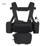 Gilet tactique modulable avec poches pour airsoft et chasse