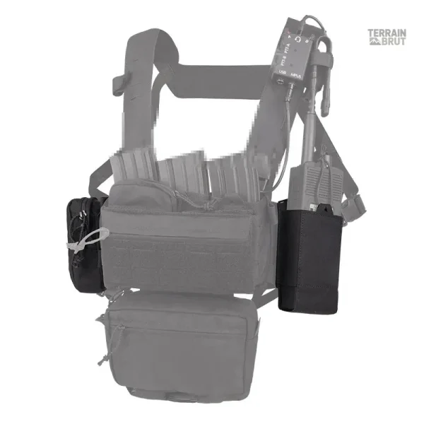 Gilet tactique avec système MOLLE pour rangement pratique