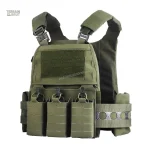 Gilet tactique modulaire avec porte-plaques pour airsoft