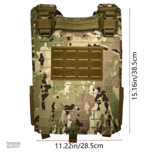 Gilet d'intervention ajustable en nylon résistant