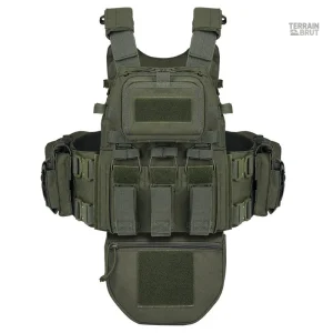 Gilet avec système MOLLE pour accessoires variés et utilitaires