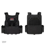 Gilet Tactique Porte Plaque en nylon résistant