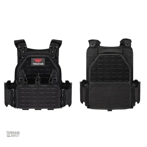 Gilet Tactique Porte Plaque en nylon résistant