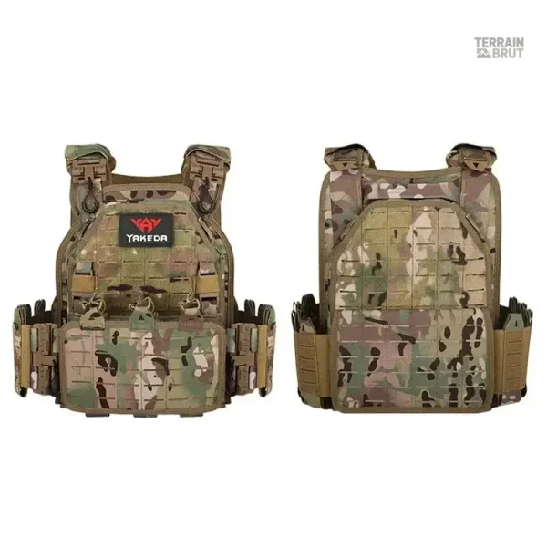 Gilet tactique léger avec système de port de plaque