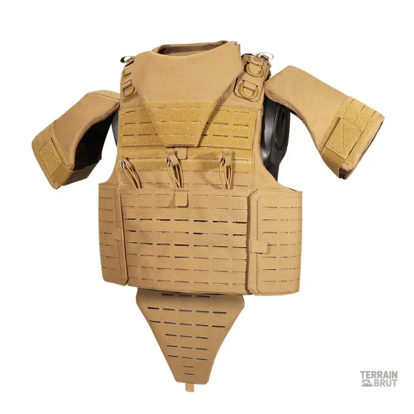 Gilet tactique respirant avec système MOLLE pour camping