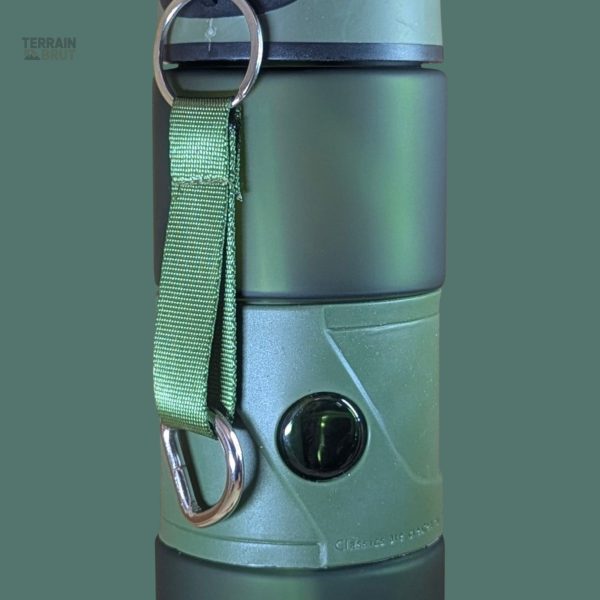 Gourde filtrante pour aventures en plein air
