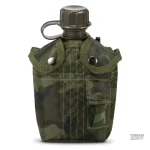 Gourde militaire camo pour survie en extérieur