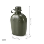 Gourde camo conçue pour les situations d'urgence