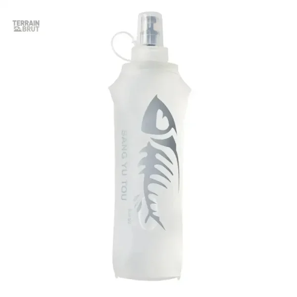 Gourde pliable pour randonnée : 500ML d'hydratation efficace