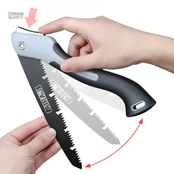 Outil de coupe compact, parfait pour les aventures en pleine nature