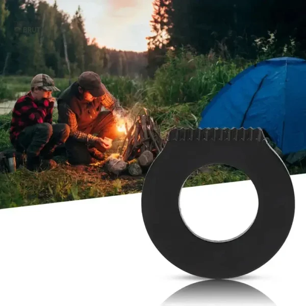 Grattoir rond en silex, essentiel pour les aventuriers