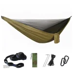 Hamac de camping avec protection intégrée contre les insectes