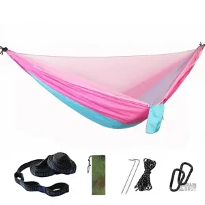 Hamac de survie léger avec protection anti-insectes