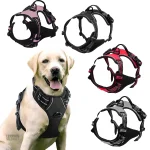 Harnais anti-évasion en cuir pour chien