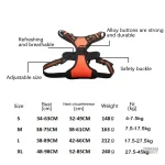 Harnais respirant avec collier intégré