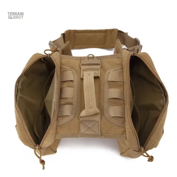 Harnais pour chien avec support de sac pratique