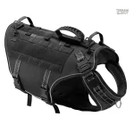 Harnais Chien Tactique Résistant et Confortable