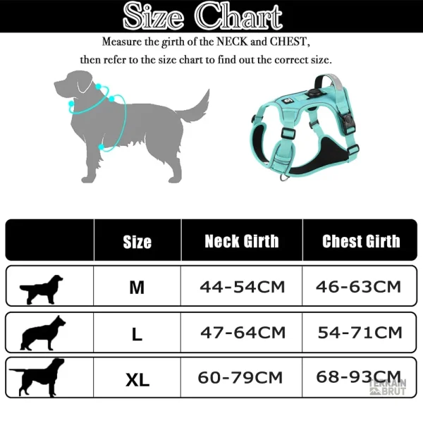 Harnais chien avec rangement Airtag intégré