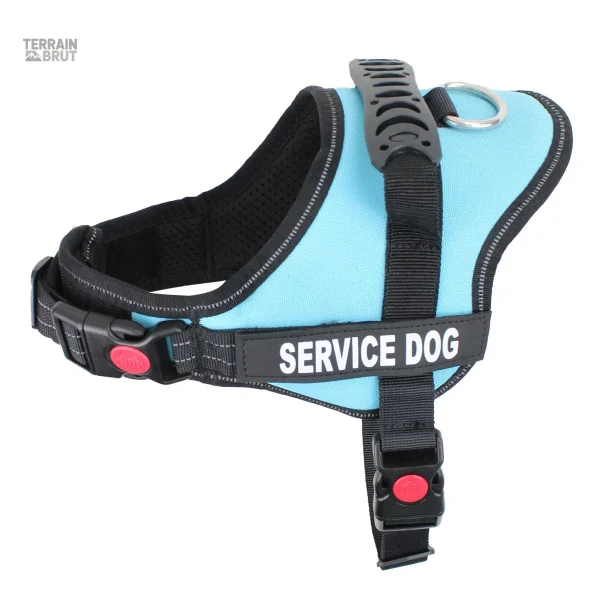 Harnais pour chien réglable avec patches - vue 6