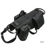 Harnais Tactique Militaire pour Chien avec Sac