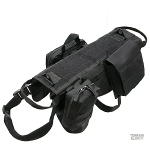 Harnais Tactique Militaire pour Chien avec Sac
