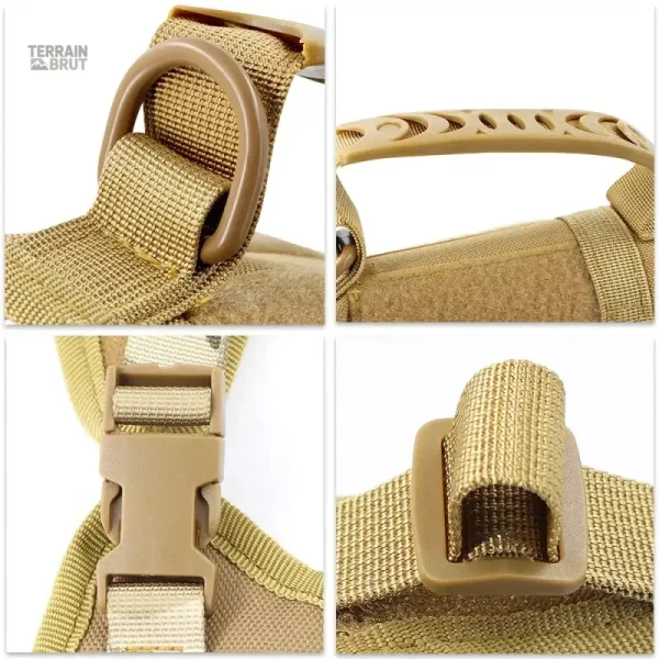Harnais Tactique pour Chiot, idéal pour les promenades