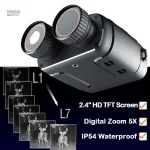 Prise en main facile des jumelles nocturnes