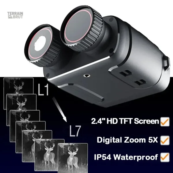 Prise en main facile des jumelles nocturnes